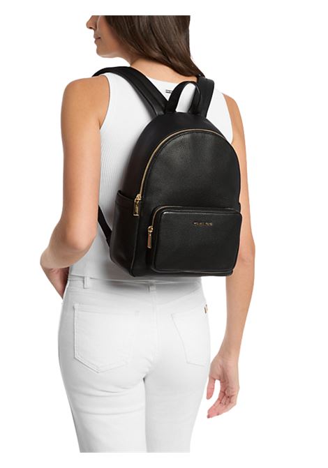 Zaino Tanner medio in pelle martellata NERO Michael Kors | 30T5GTNB2L001